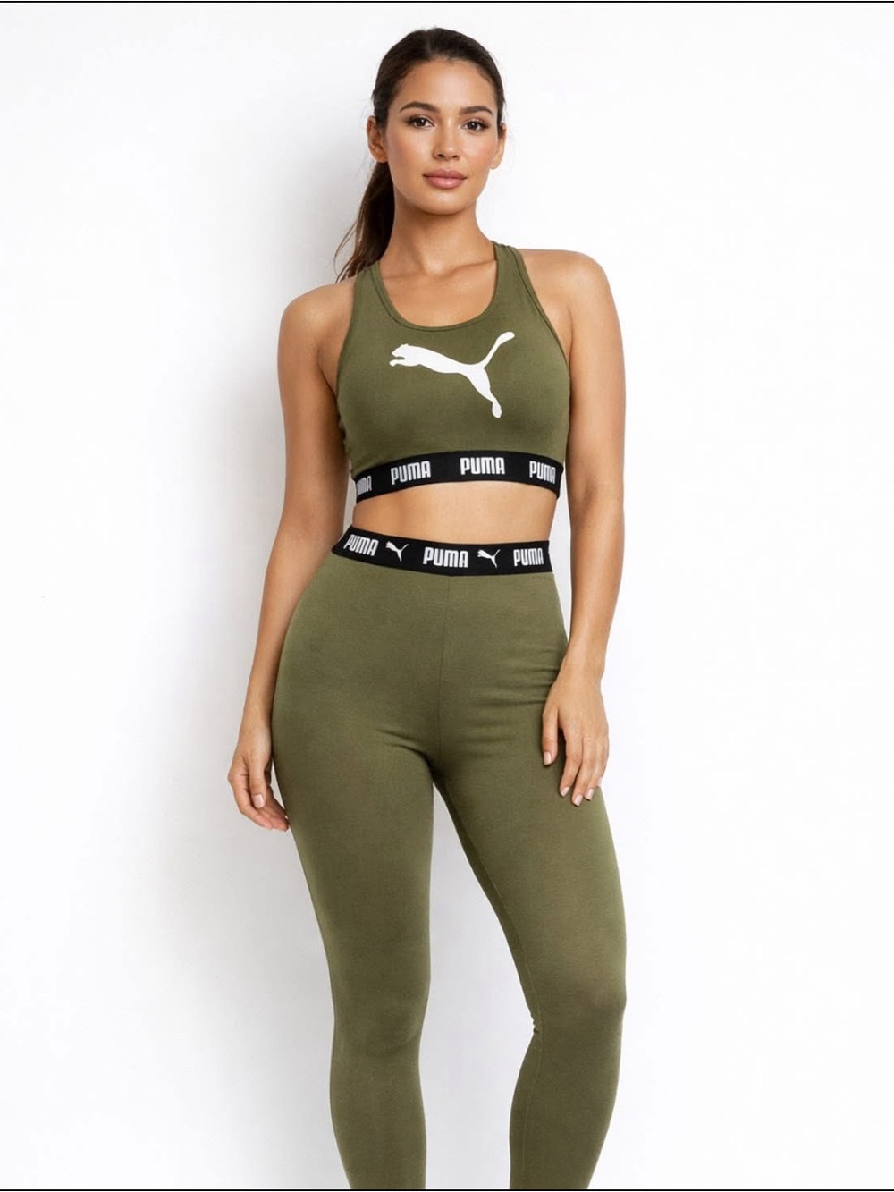 PUMA - Lightweight sports bra and leggings. lounge wear / under wear. Small